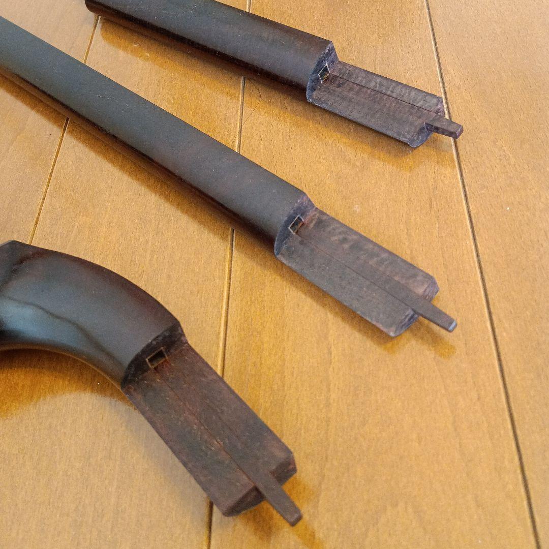 04　細棹　三味線本体　綾杉　金ほぞ