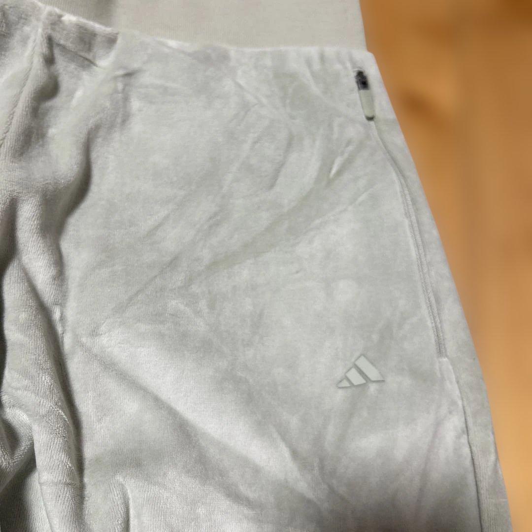 adidas バスケットボール　ベロアパンツXLサイズ
