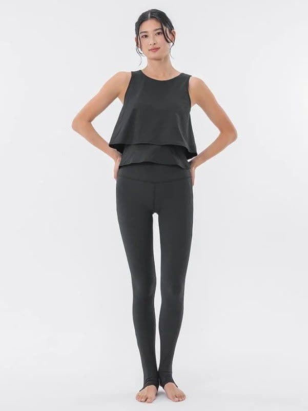 【新品】SUKALA カップ付きフレアタンクトップ ブラック M
