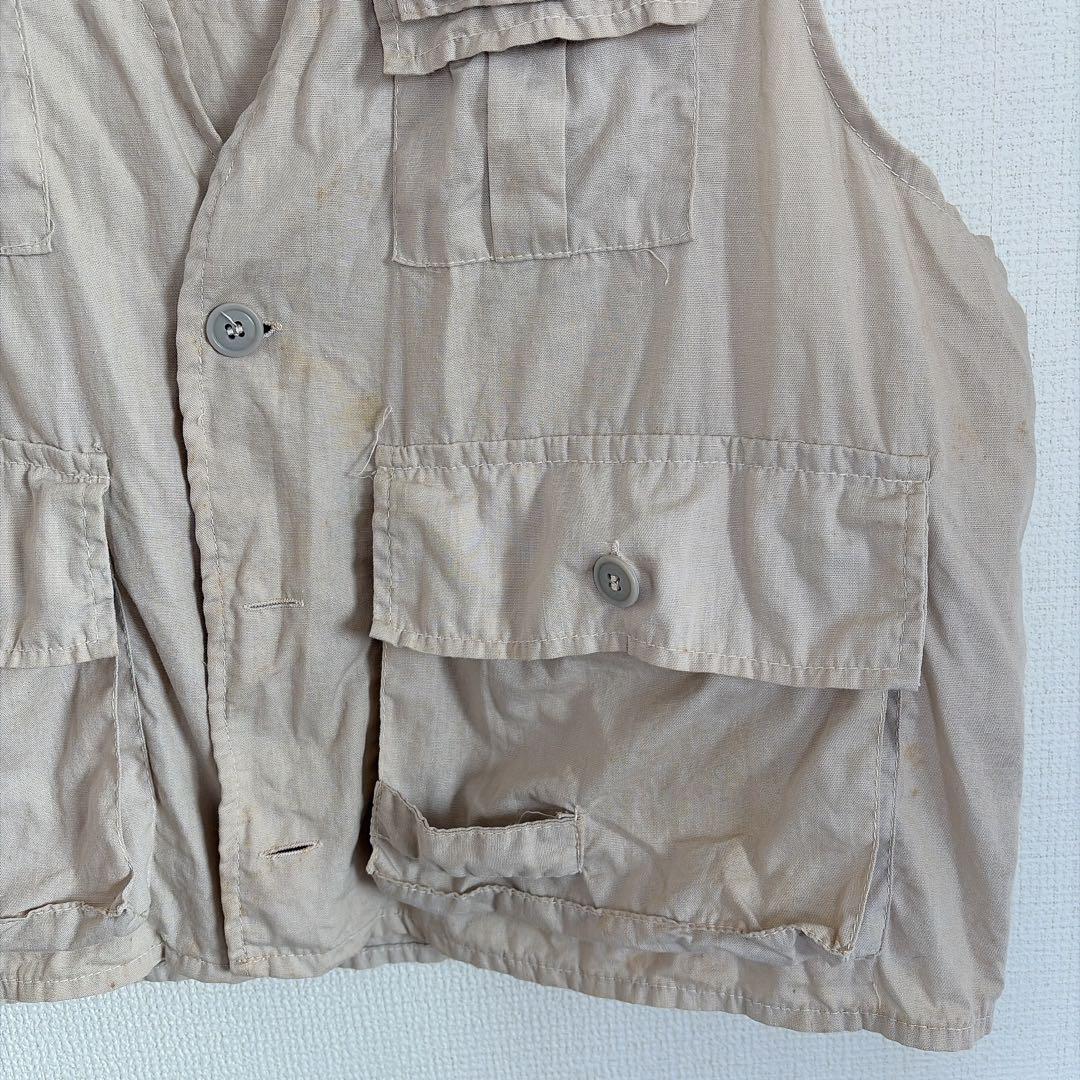 WORLD FAMOUS Fishing Vest 【XL】ベージュ　ベスト
