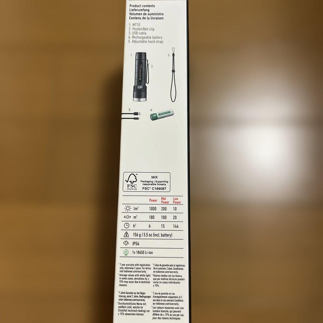 (未開封)LEDLENSER MT10 懐中電灯
