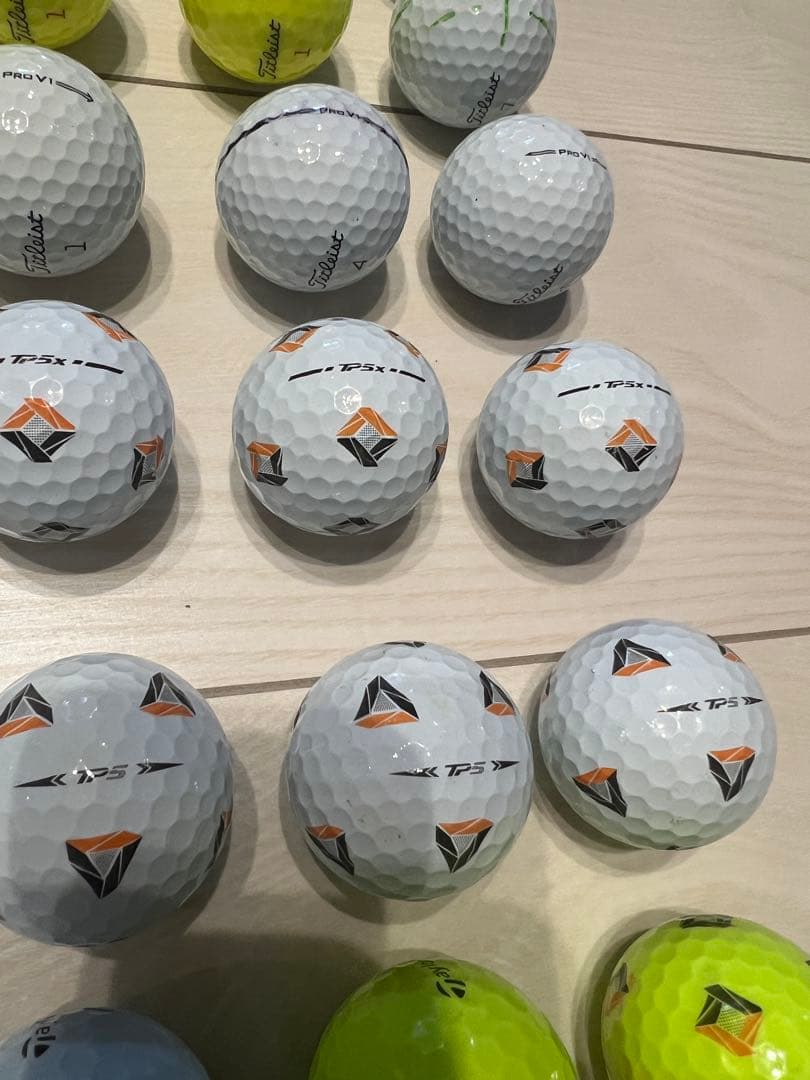 タイト PRO V1／V1X ・テーラーTP5/TP5X 計64個 ロストボール