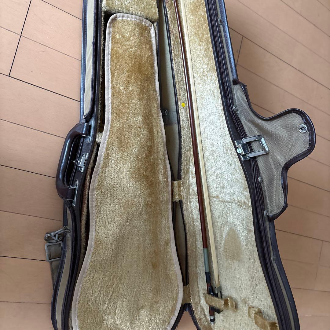 スズキバイオリン 3/4 弓 肩当て付き ケースおまけ
