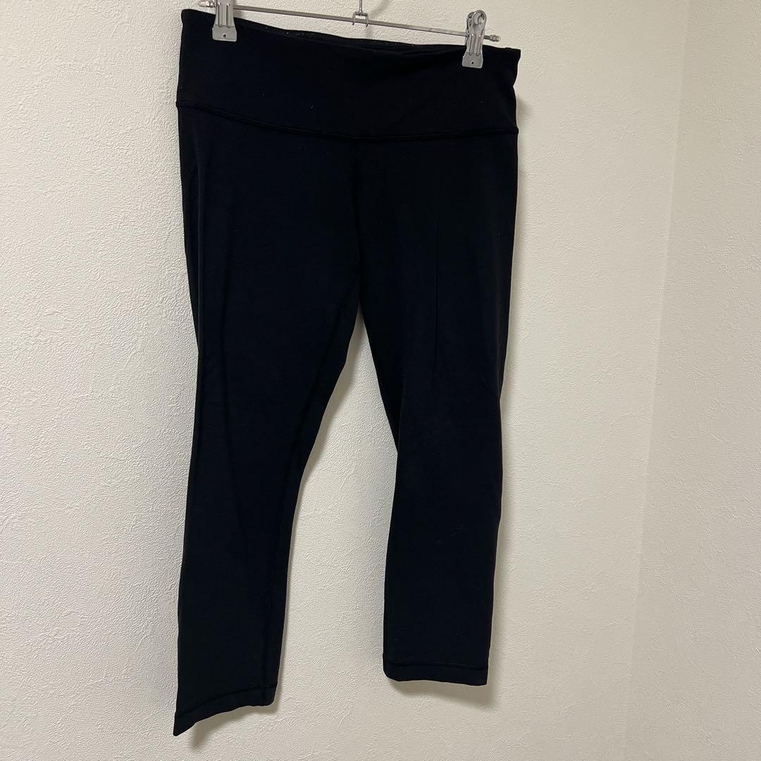 lululemon ルルレモン クロップドレギンス ブラック サイズ6