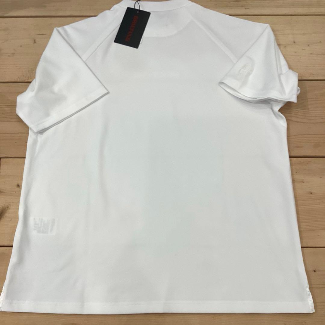 新品　BRIEFING STITCHED 3D LOGO HIGHNECK 白M