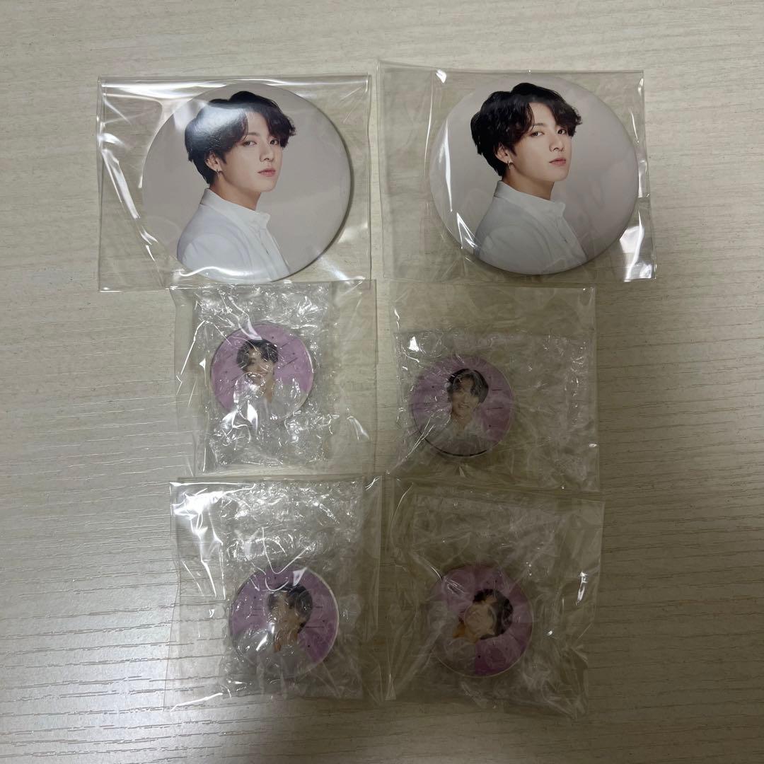 BTS ジョングク 缶バッジ ラキドロ 24個セット
