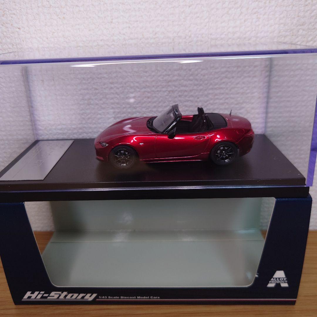 ハイストーリー 1/43 マツダロードスター　2015　ソウルレッド