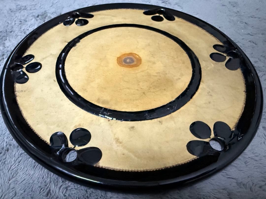 和楽器　中古　小鼓　革　古革　鼓