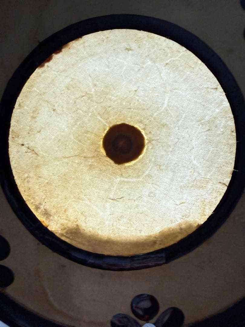 和楽器　中古　小鼓　革　古革　鼓