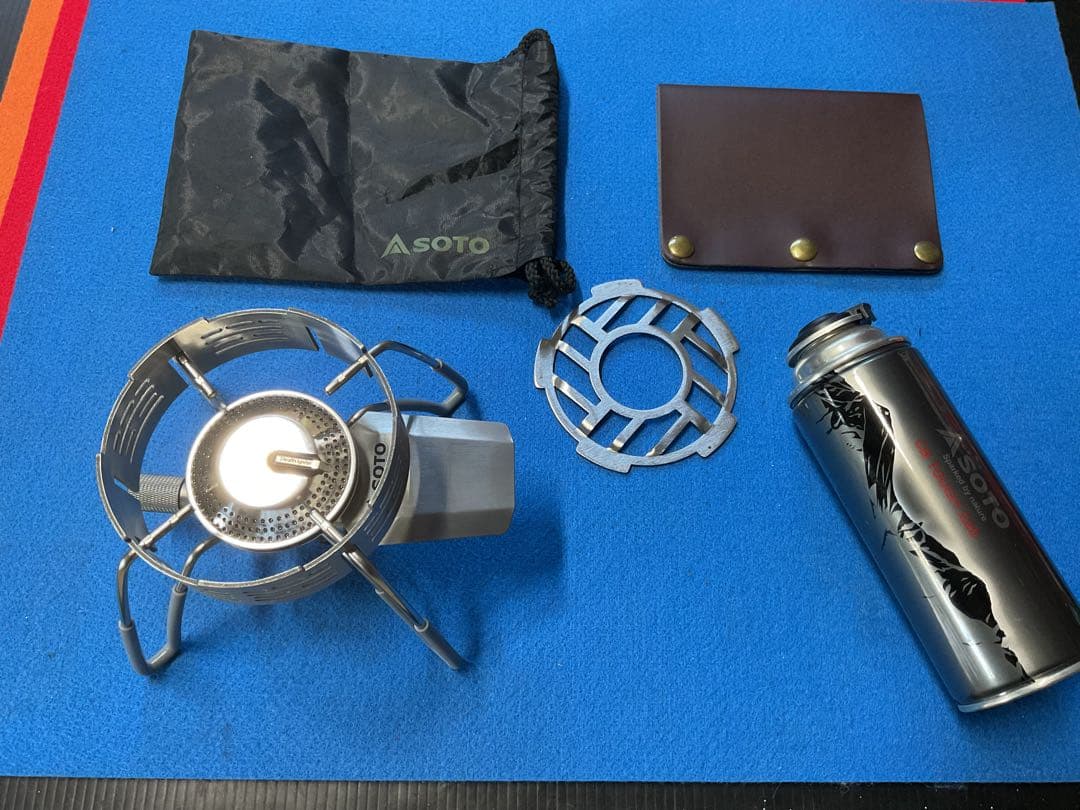 SOTOレギュレーターストーブST-340 動作良好美品・新品装備品多数付き