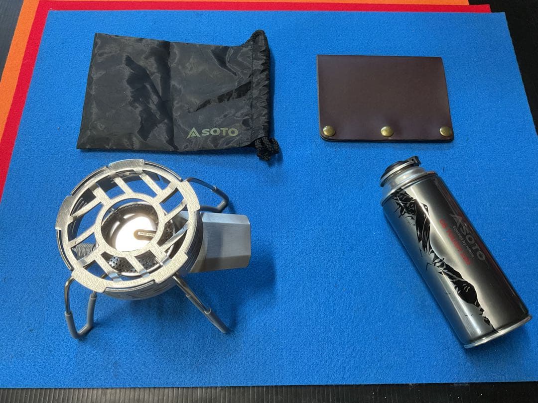 SOTOレギュレーターストーブST-340 動作良好美品・新品装備品多数付き