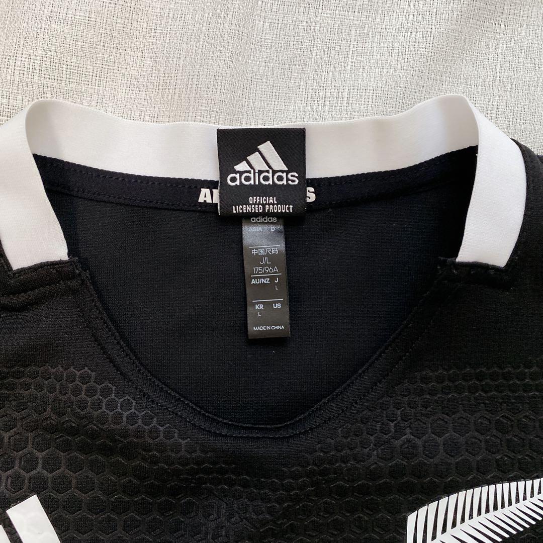 adidas アディダス　オールブラックス　ラグビージャージ　ウェア　美品　L
