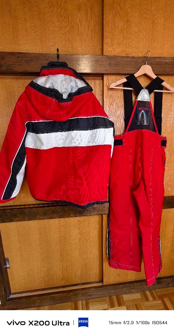 Salomon スキーウェア 上下 M 赤 セットアップ Y2K スノボ
