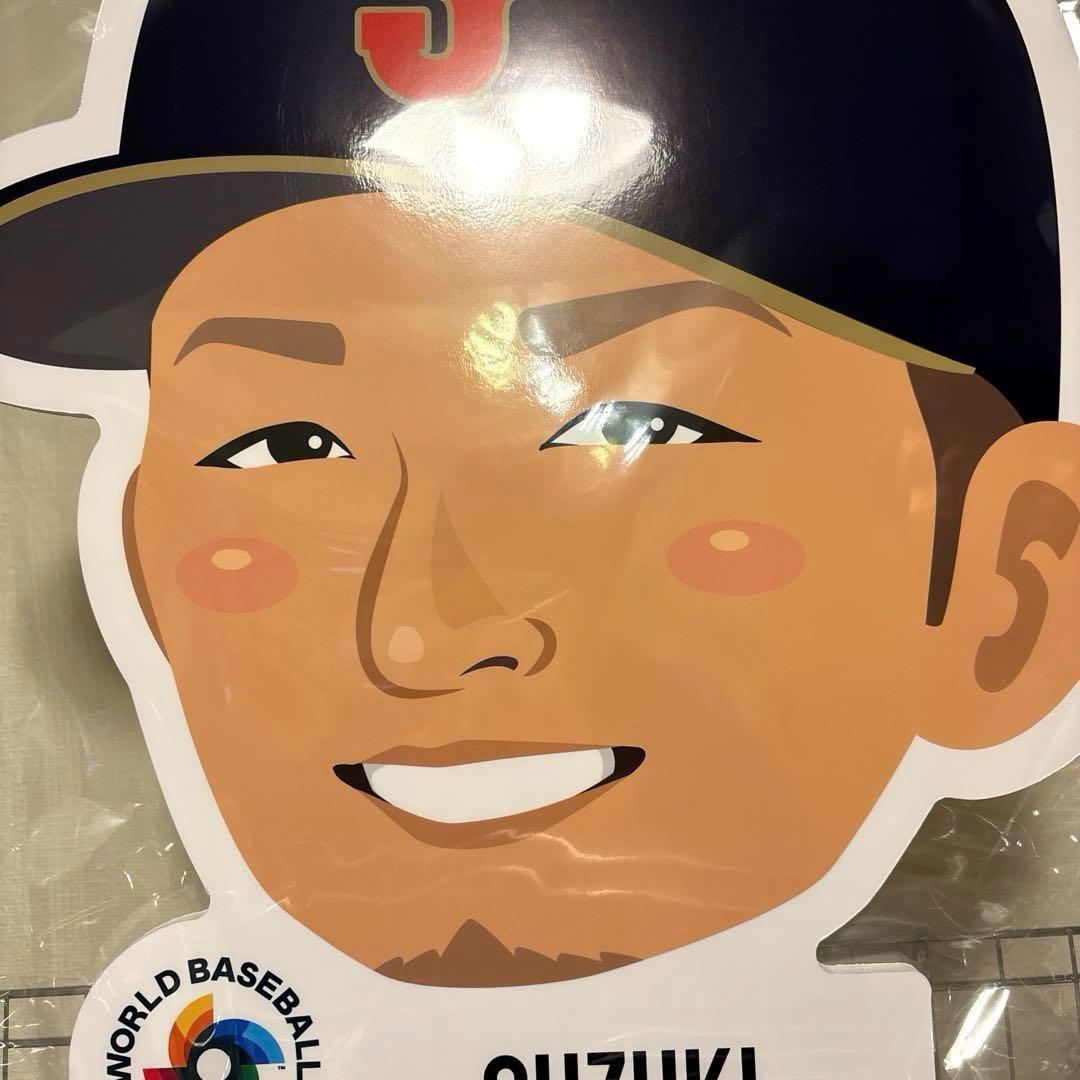 WBC 2026 侍ジャパンガチャ スーパーレア BIG顔パネル 鈴木誠也選手