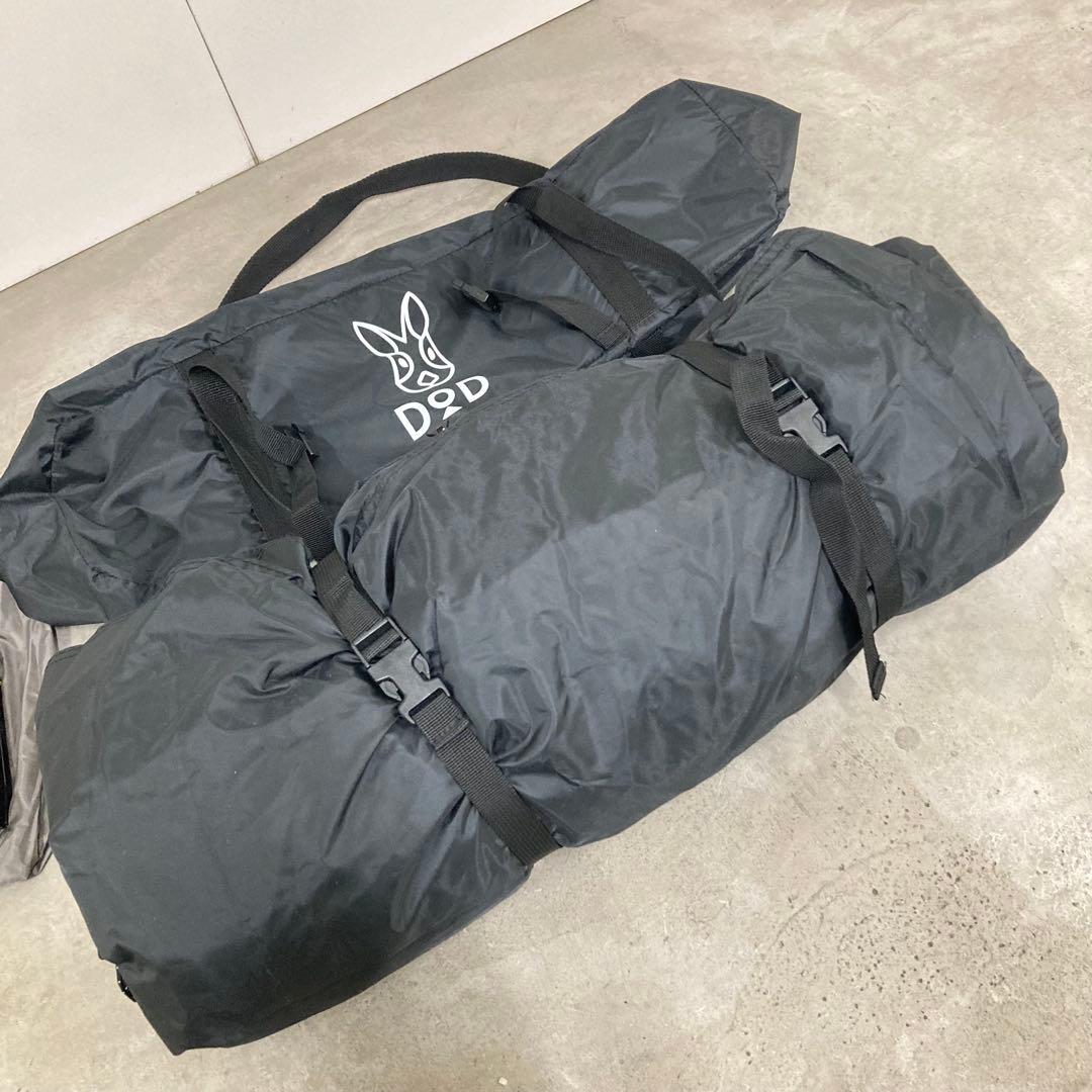 美品　DOD ONE POLE (S) ワンポールテントS ブラック　T3-44