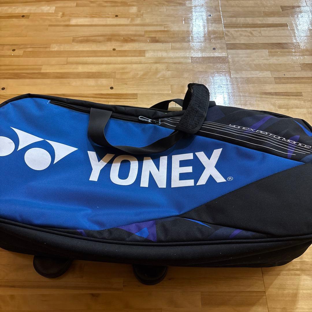 YONEX バドミントンバッグ 青/黒