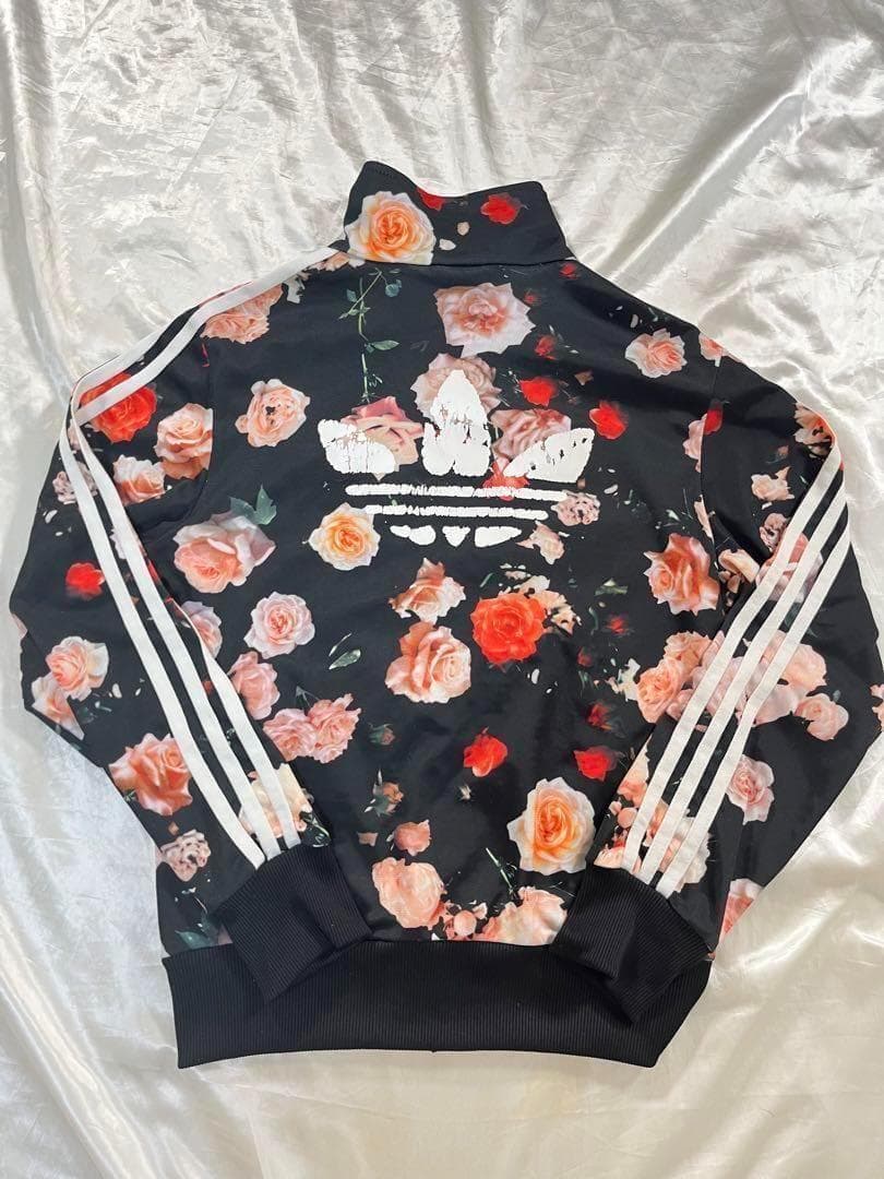 adidas アディダス ファイヤーバード トラックジャケット　花柄　刺繍