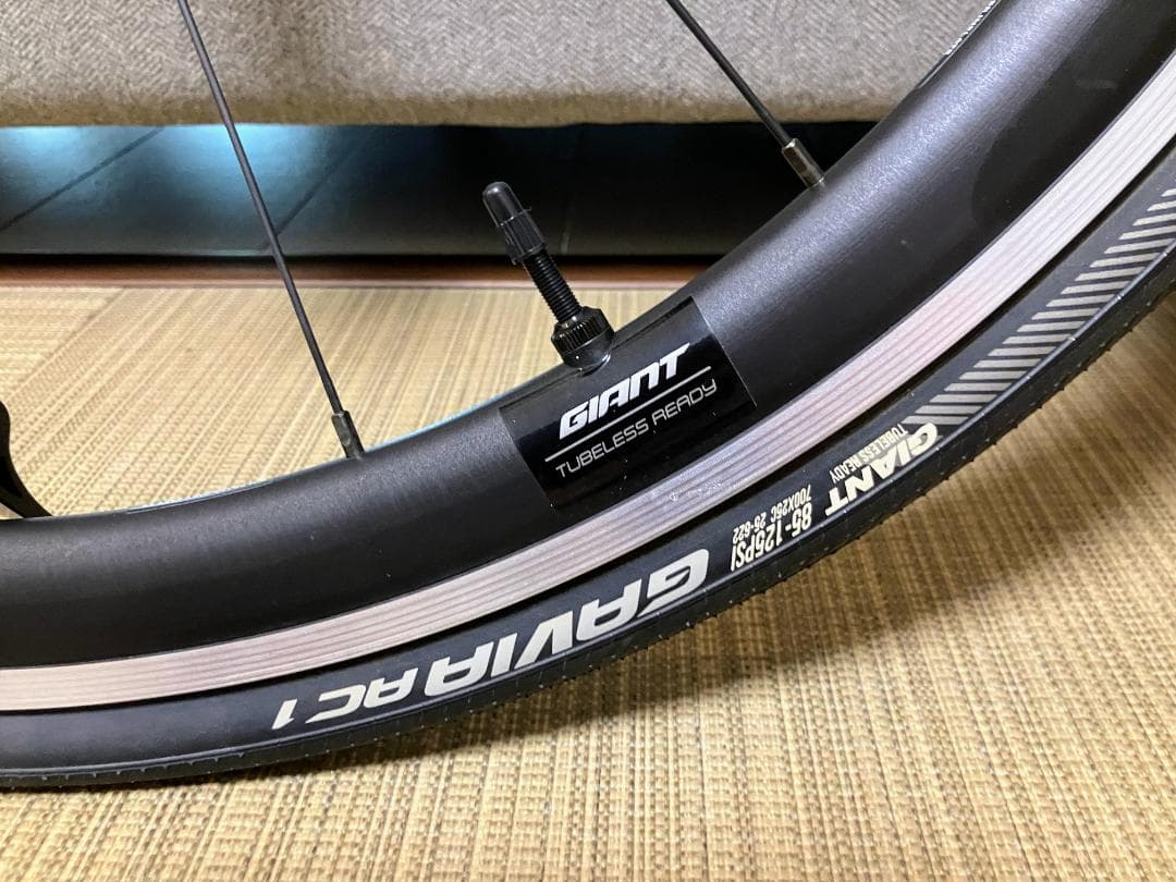 【新品未使用】GIANT P-A2 リムブレーキ用ホイール前後セット