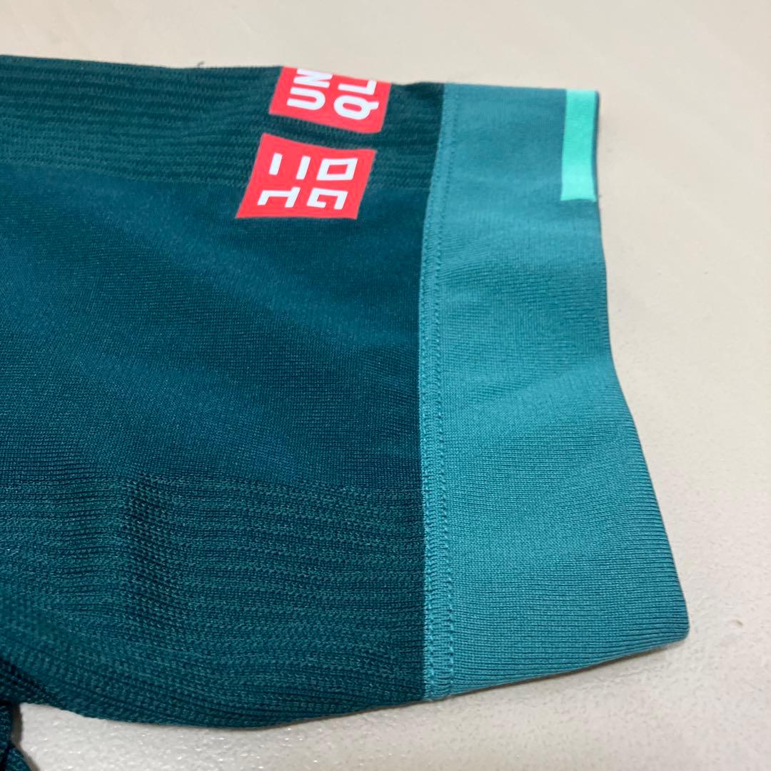 ユニクロ 錦織圭モデル ドライポロシャツ グリーン　Mサイズ　UNIQLO