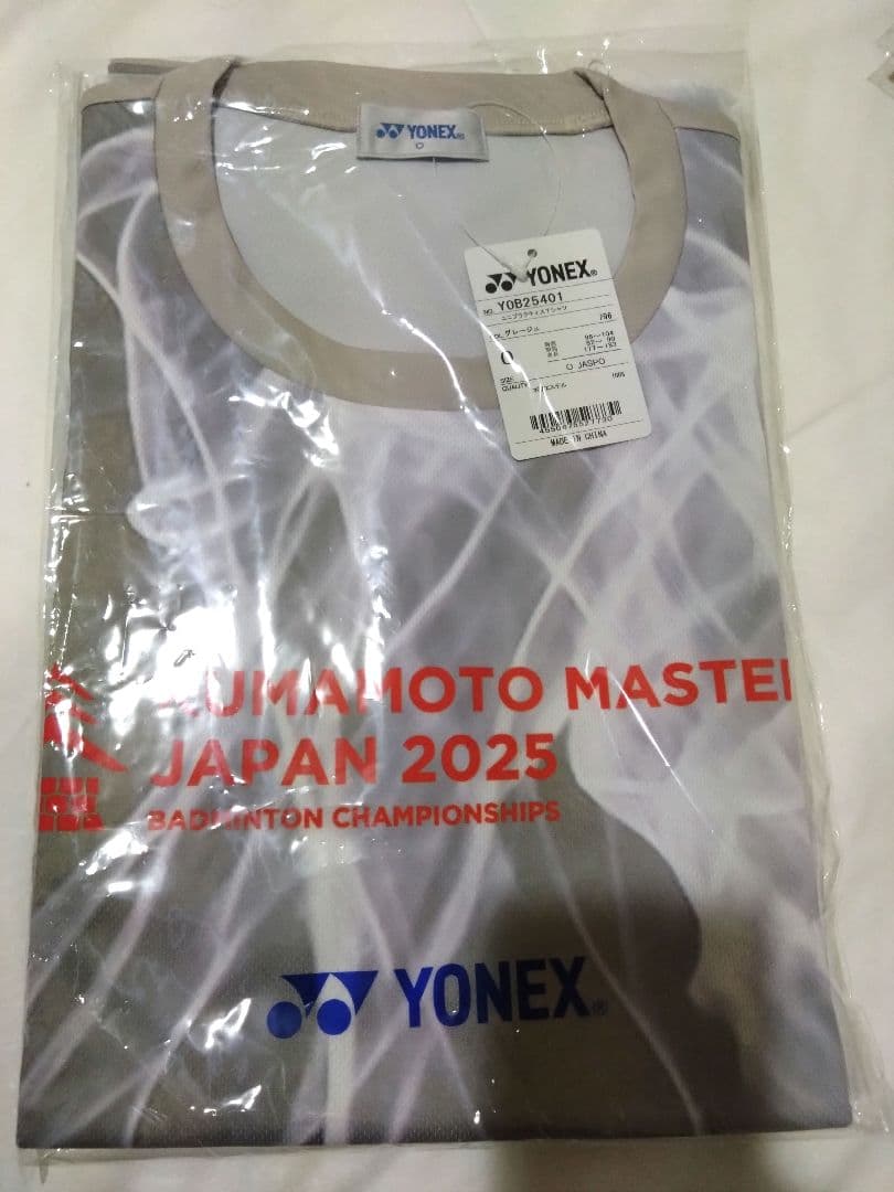YONEXヨネックス2025熊本マスターズ メインTシャツ
