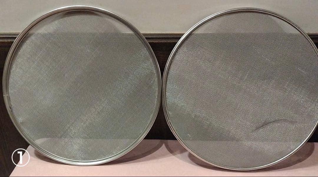stainless steel 裏ごし器2個+替え網2個+ヘラ3個