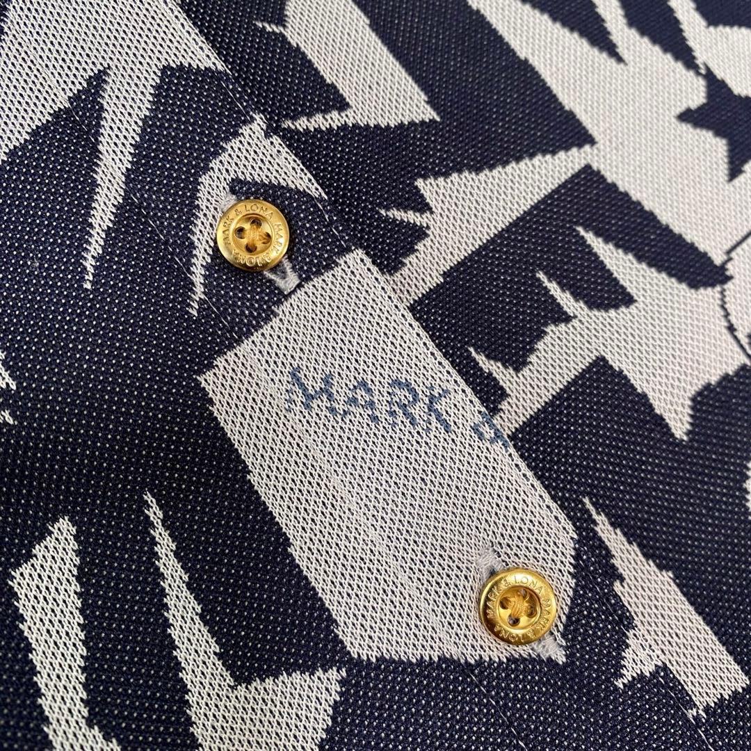 MARK&RONA ノースリーブ　ワンピース　M NAVY