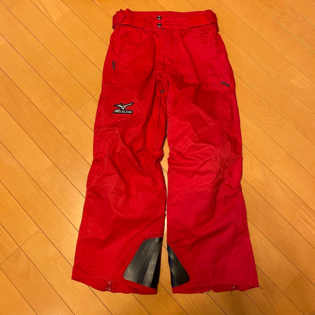値下げ！Mizuno スキーウェアセット レッド　2XS