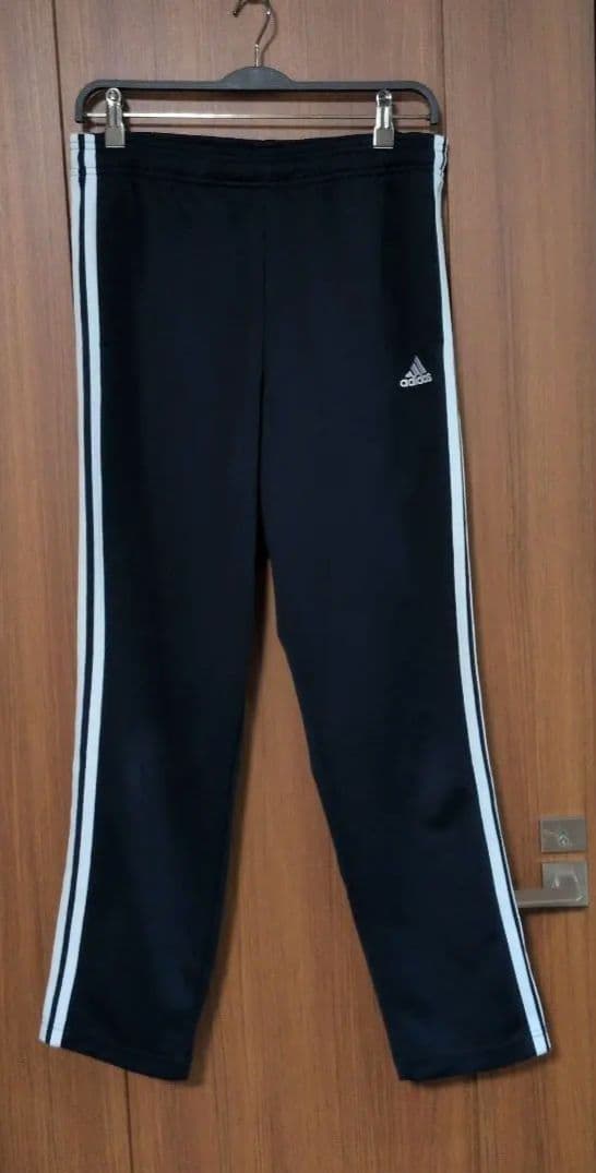 美品　adidas ネイビー　ジャージ上下セットアップ