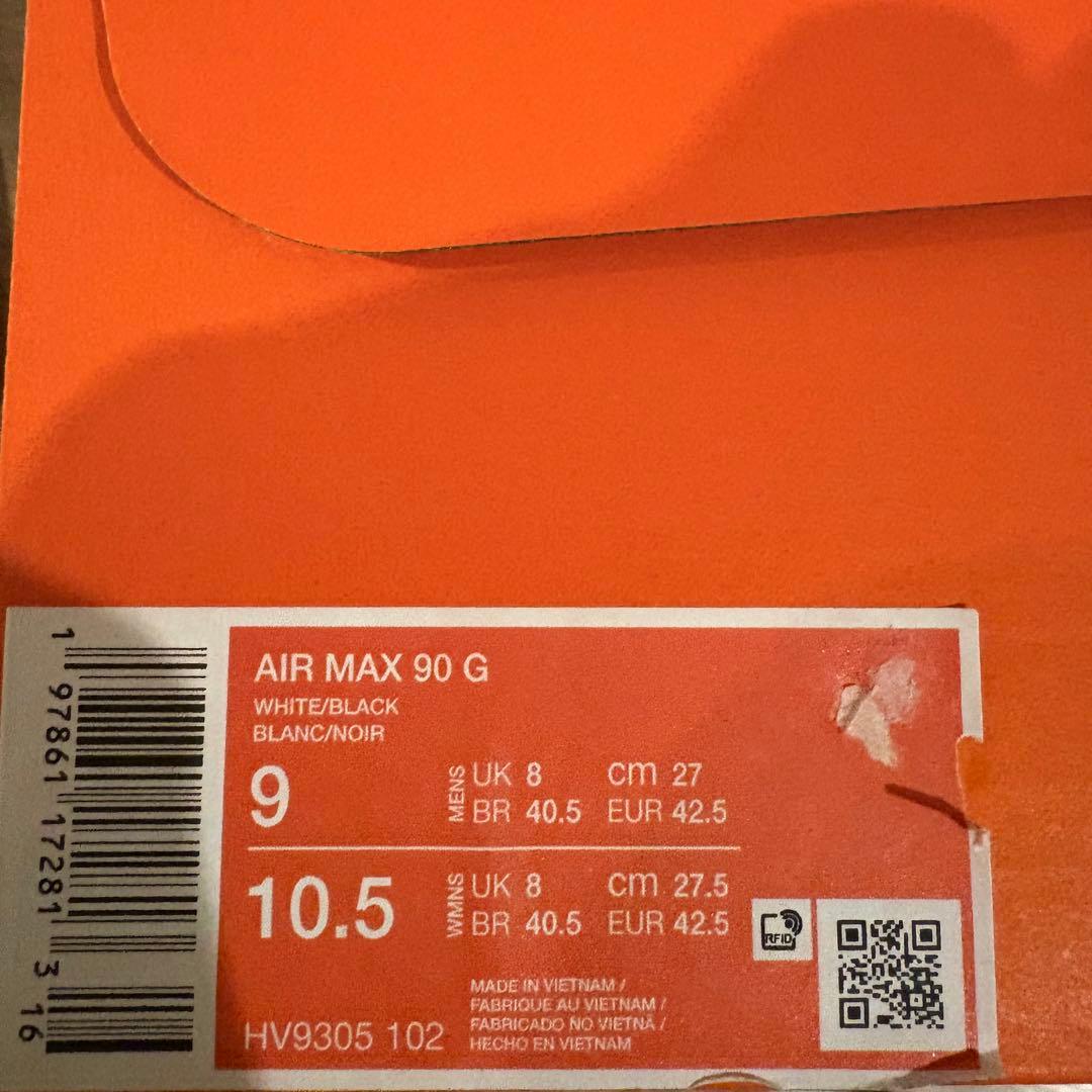 し*ん様 定価以下 nike airmax90 G エアマックス90 ゴルフ 2