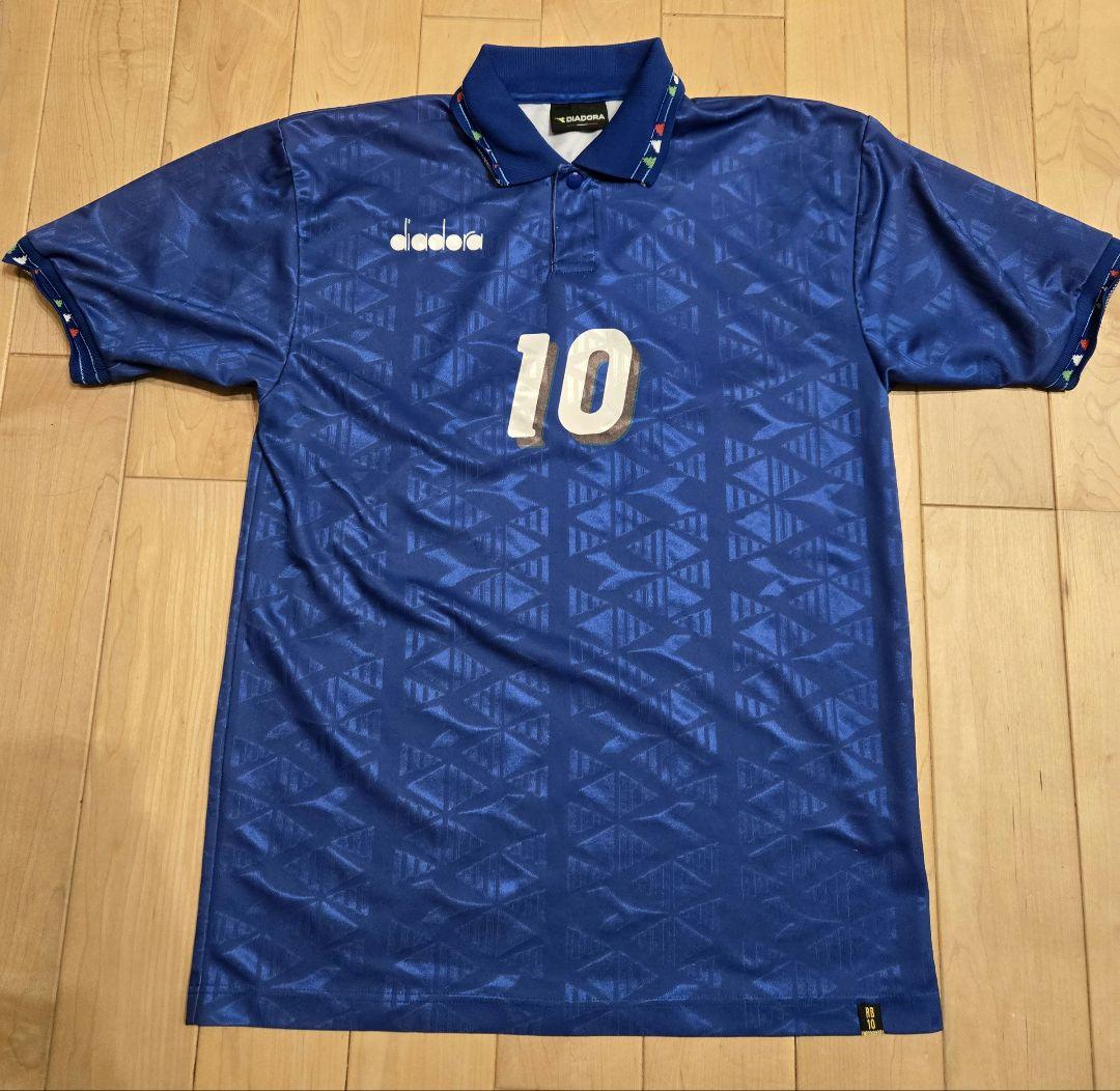 【希少】DIADORA　1994年 イタリア代表ユニフォーム　R.バッジオ