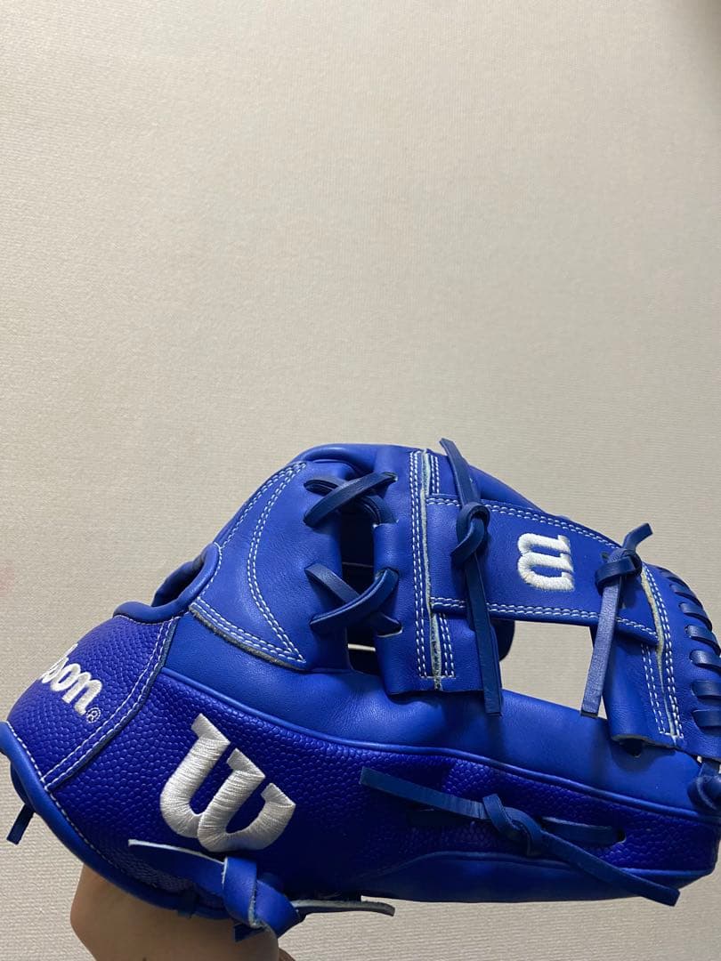 Wilson ウィルソン　内野手用 86型　軟式グローブ 青　D-MAX