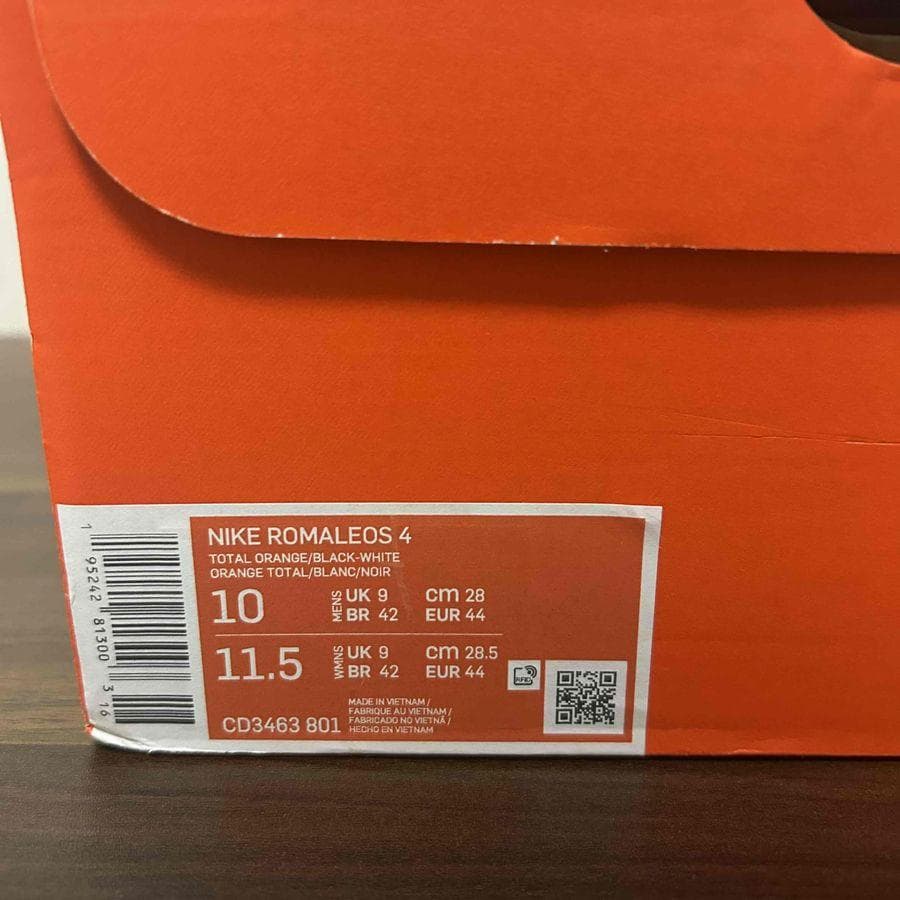 Nike Romaleos 4 28cm オレンジ ナイキ ロマレオス 重量挙げ