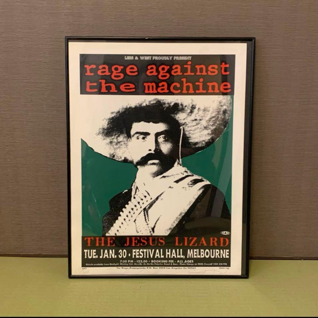 [額付] Rage Against The Machine ポスター taz