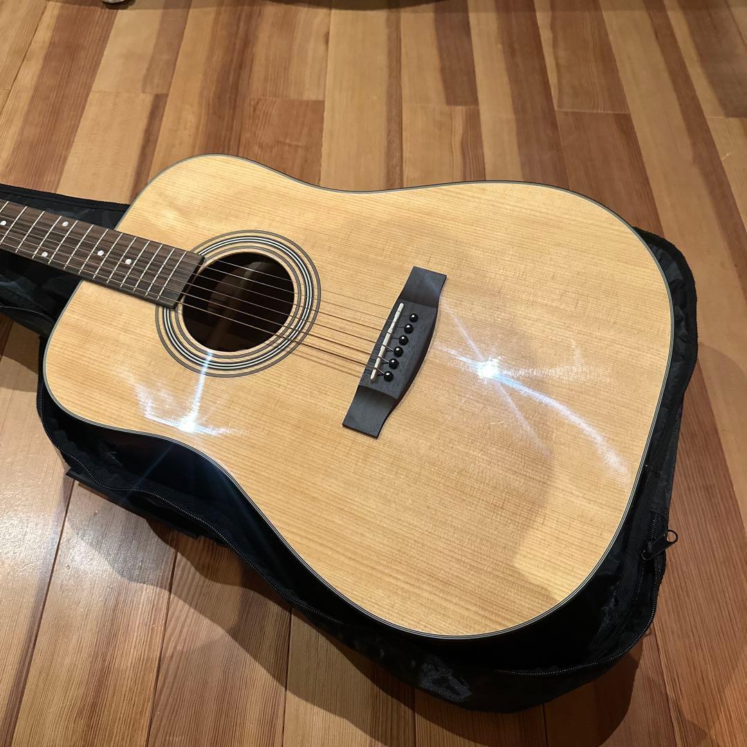 初心者向け！アコギAria Dreadnought ケース付き