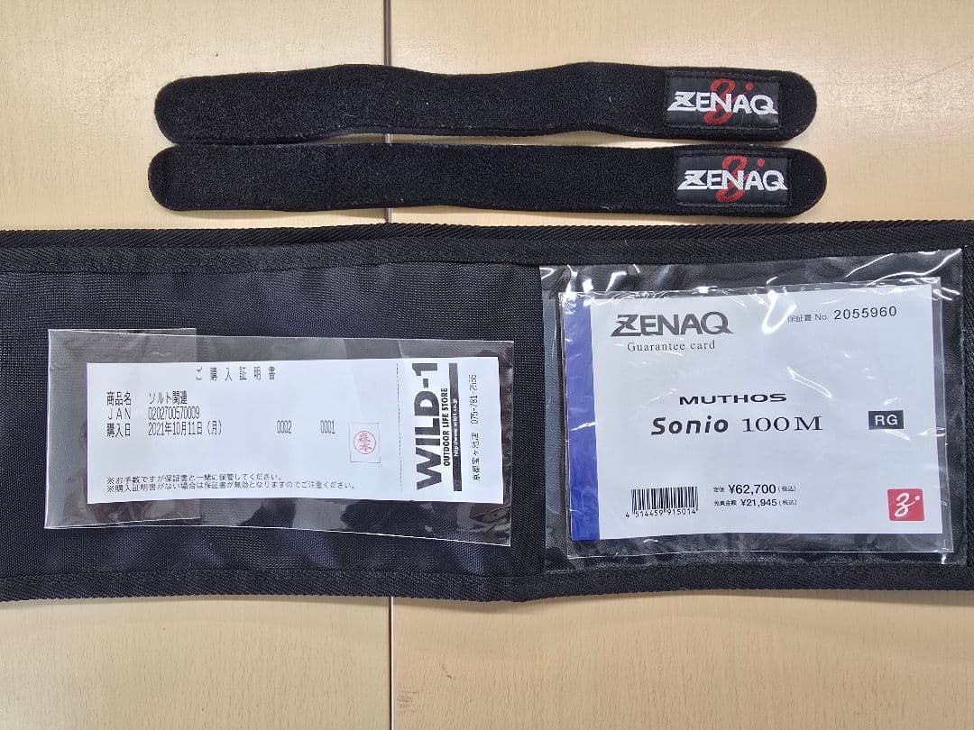 ZENAQ(ゼナック) ミュートス ソニオ 100M RG 保証書・付属品有り