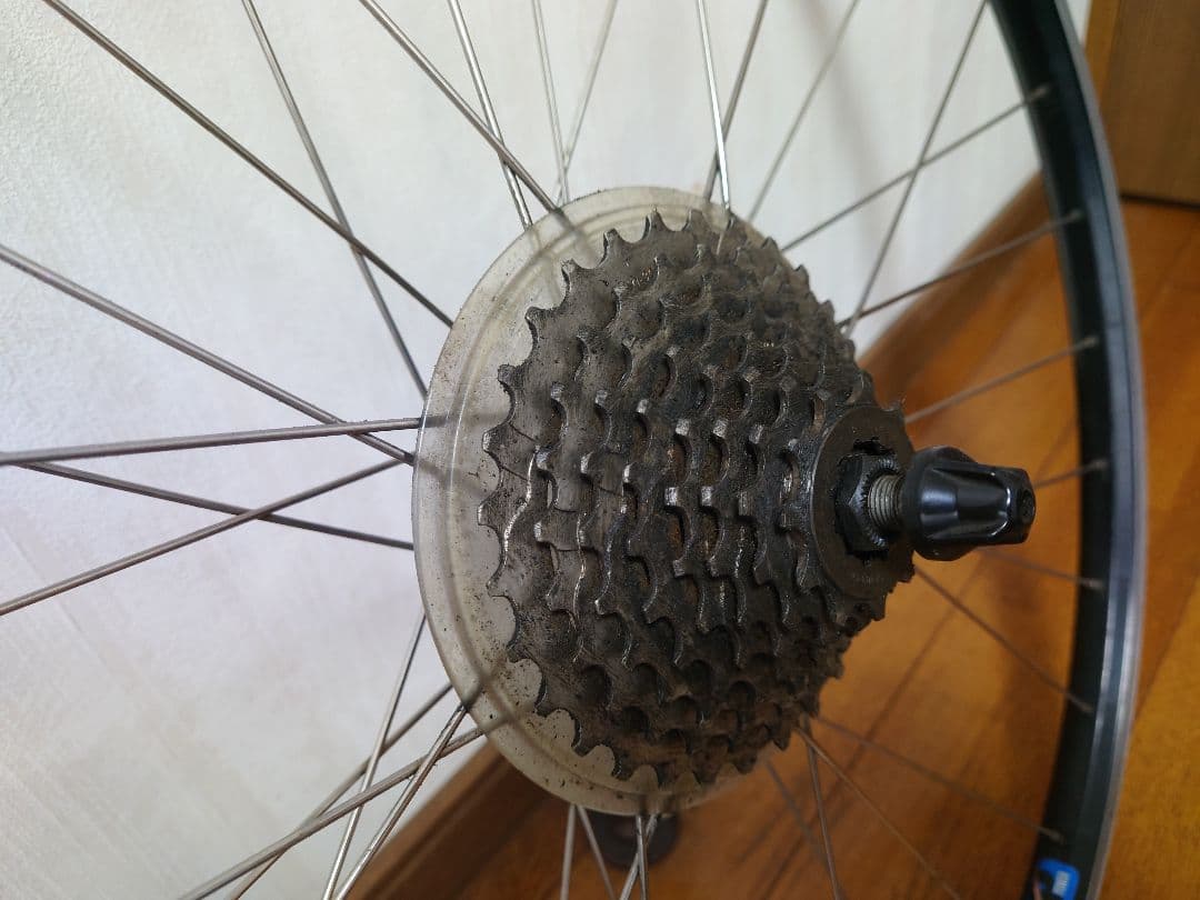 26インチ MTBリムブレーキ　カセット式ギア付き