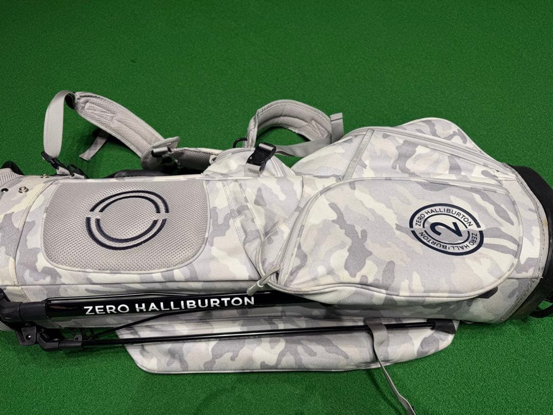 ZERO HALLIBURTON キャディバッグ ホワイトカモフラージュ