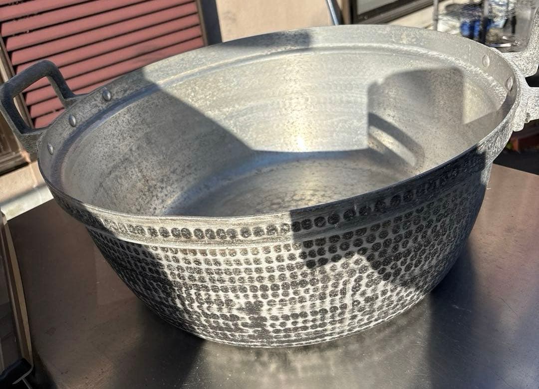 アルミ両手鍋 ・炊き出し・BBQ道具４８cm