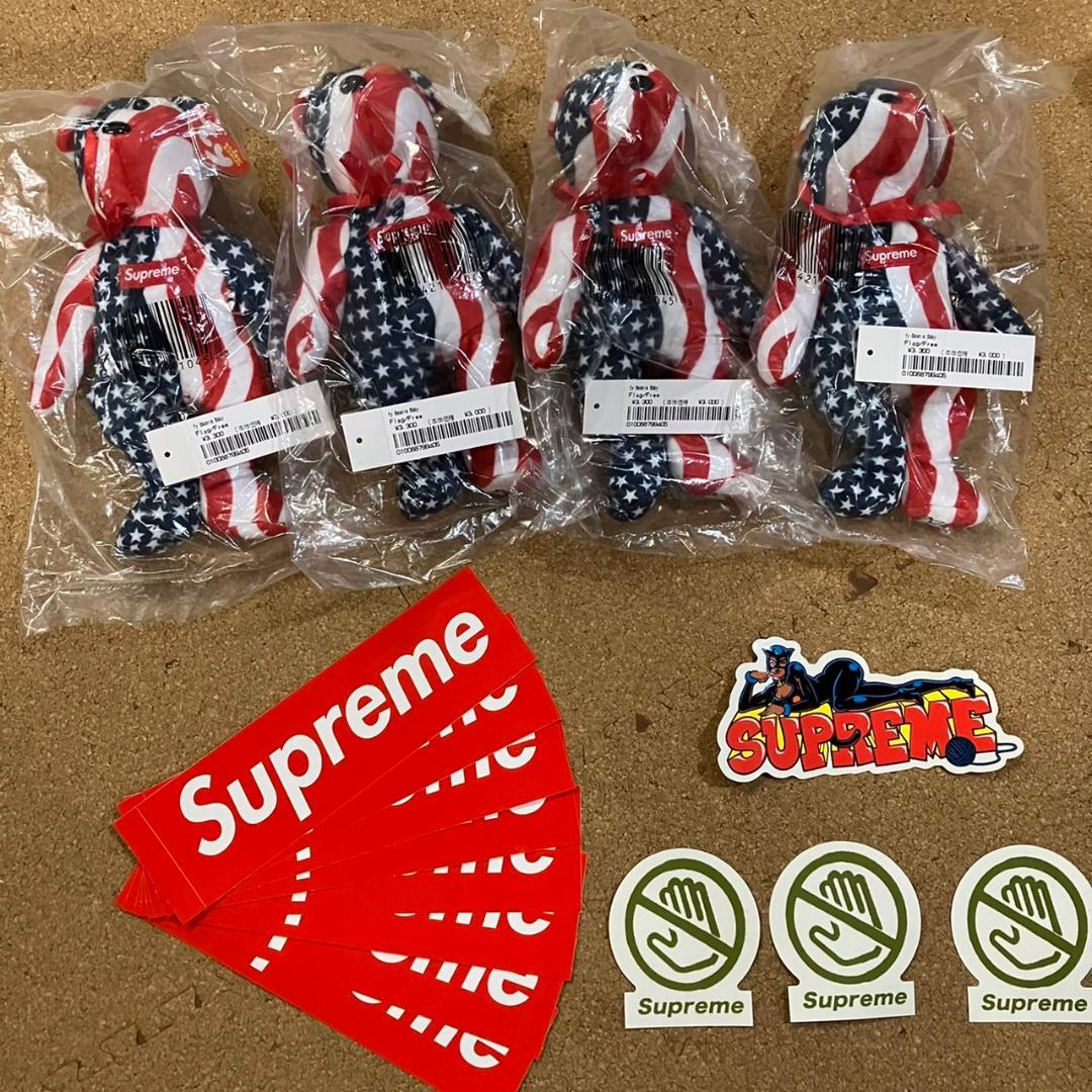 Supreme ty Beanie Baby 4コセット