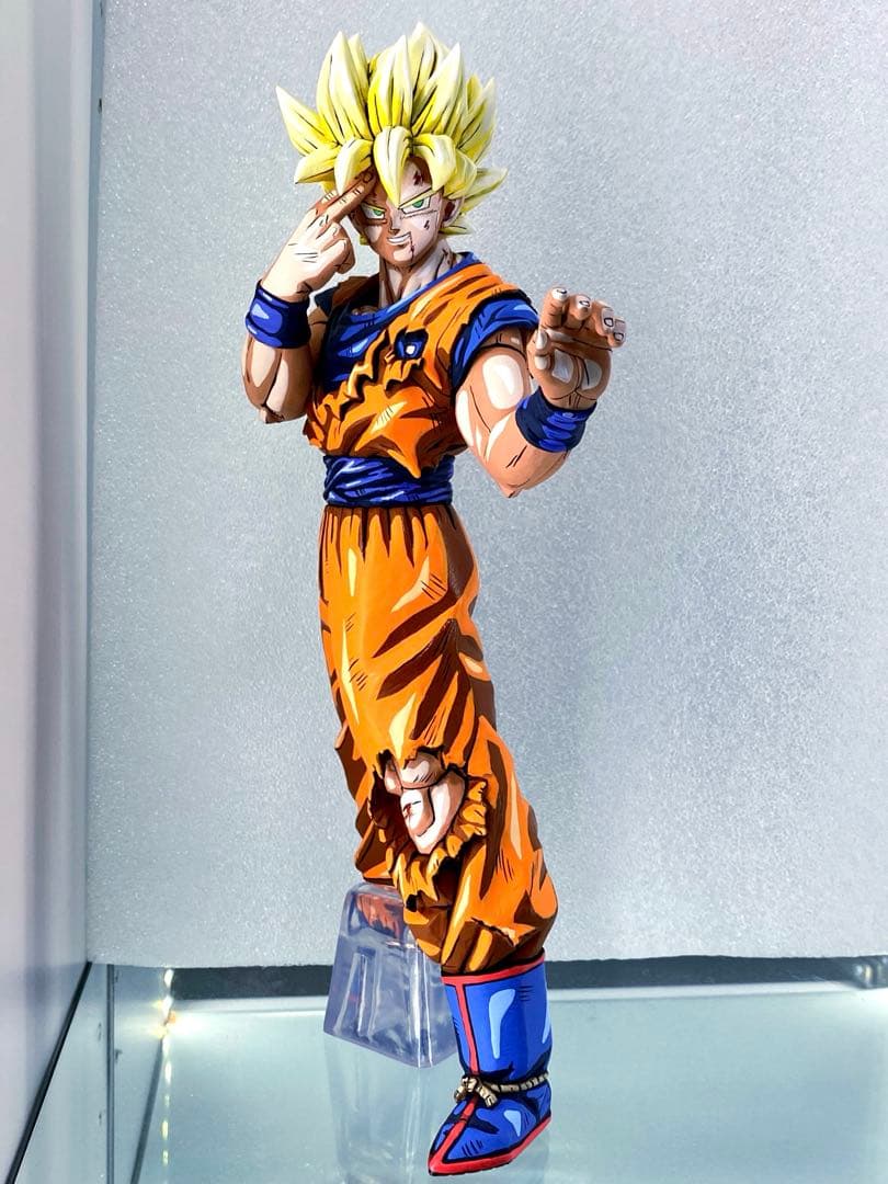 リペイント　二次元彩色　ドラゴンボール　超サイヤ人孫悟空　セル編