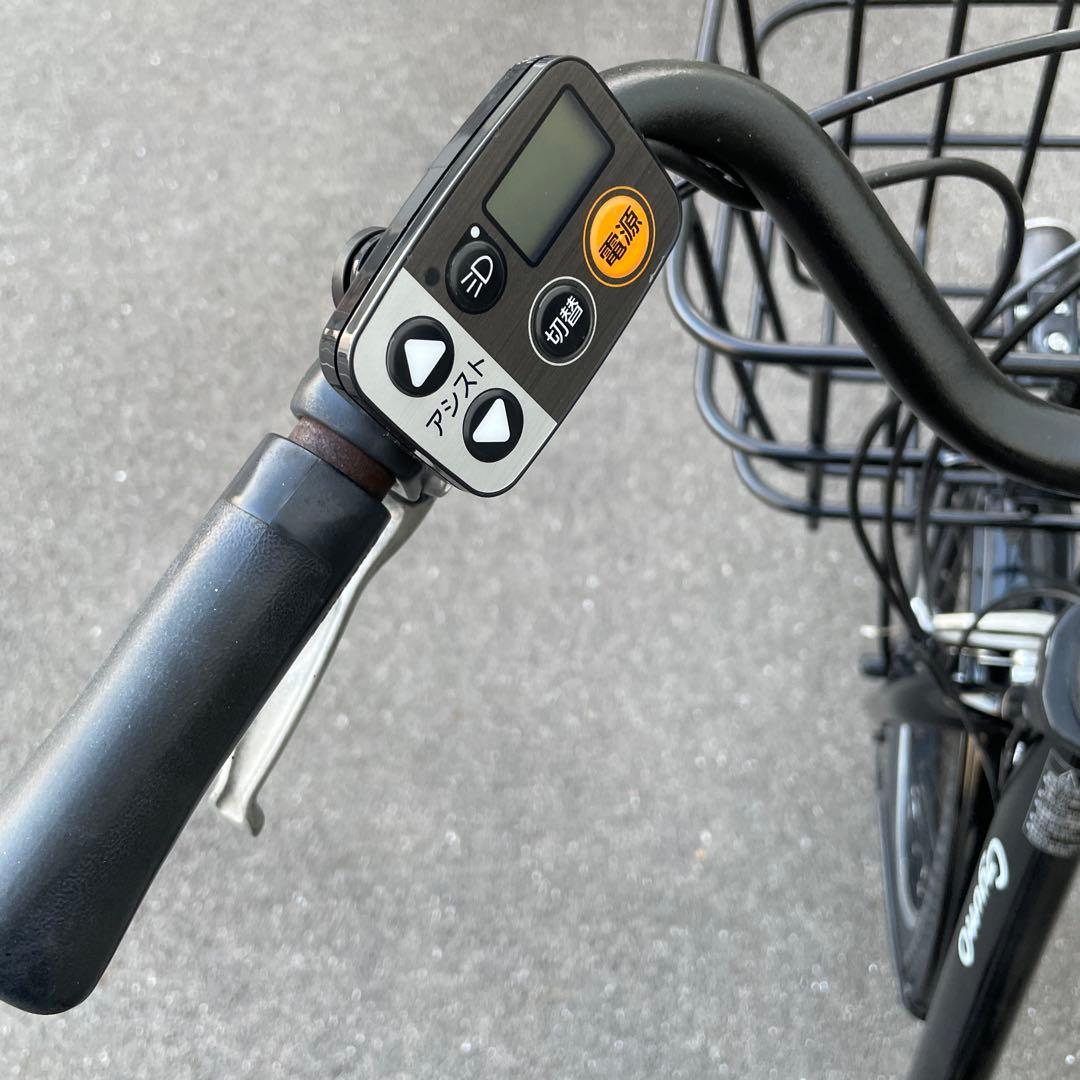パナソニック電動アシスト自転車20インチ ブラック【引き取り限定】