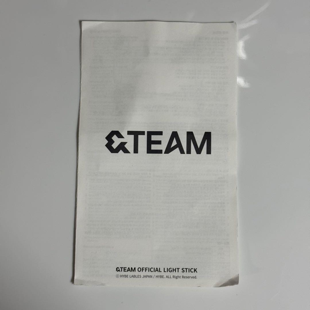 【匿名配送】即購入可◎ &TEAM ペンライト