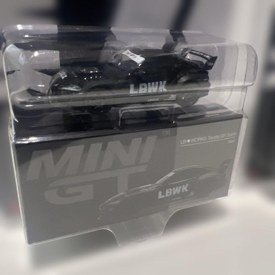 MINIGT LBWKトヨタ GR スープラ ホワイト ブラック