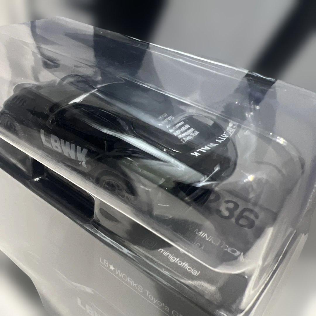 MINIGT LBWKトヨタ GR スープラ ホワイト ブラック