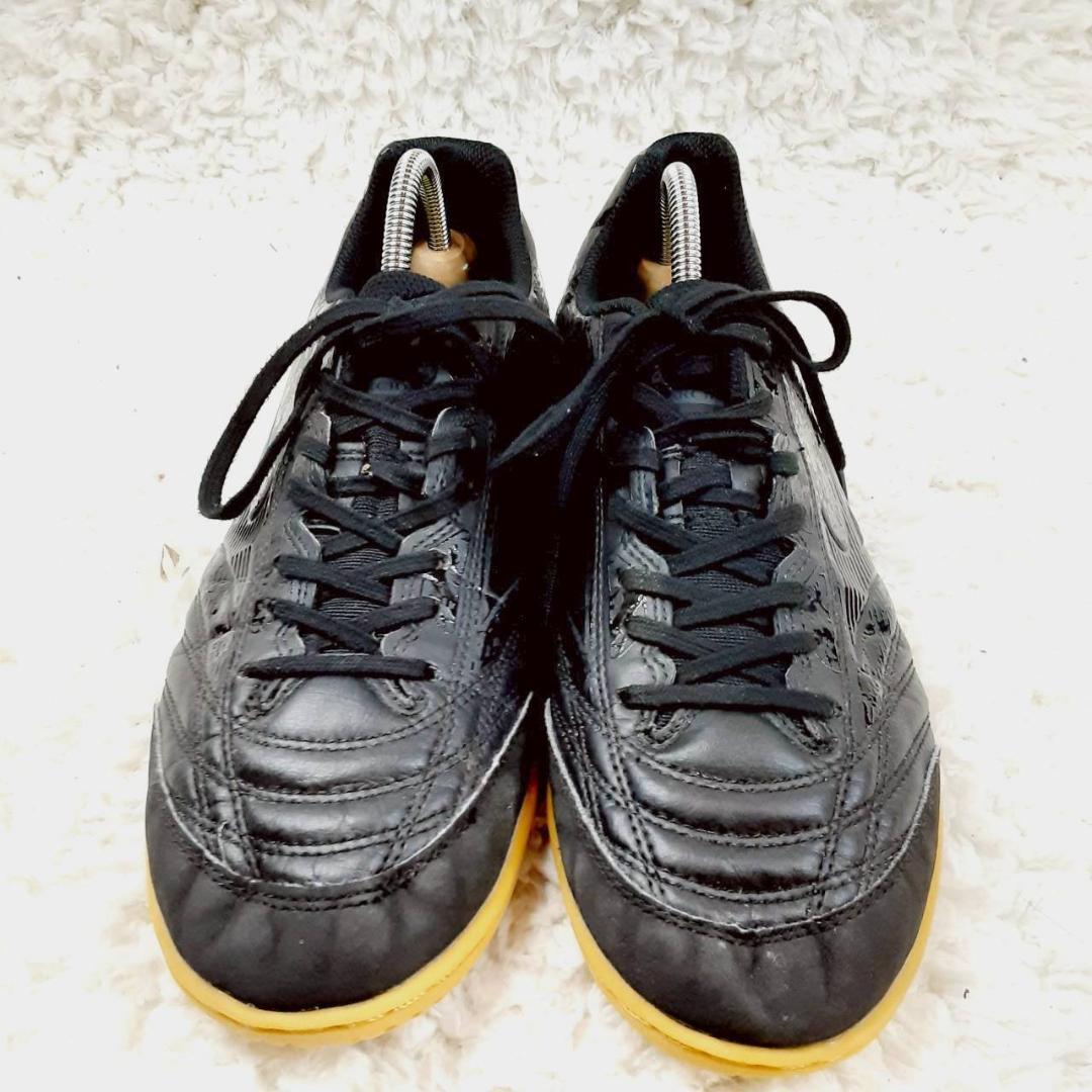 美品 26㎝◎MIZUNO モナルシーダネオサラプロイン フットサルシューズ 黒