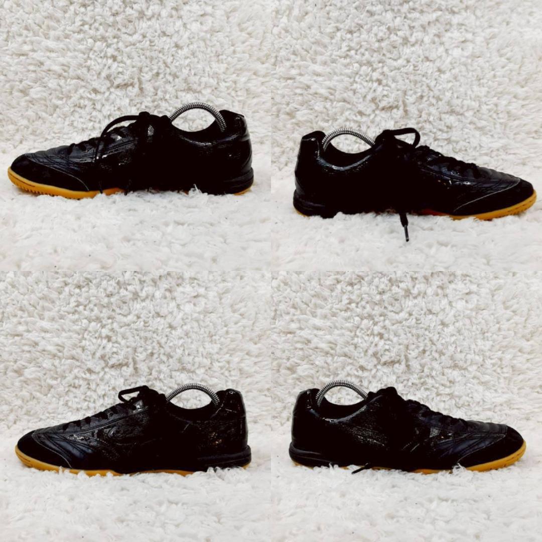 美品 26㎝◎MIZUNO モナルシーダネオサラプロイン フットサルシューズ 黒