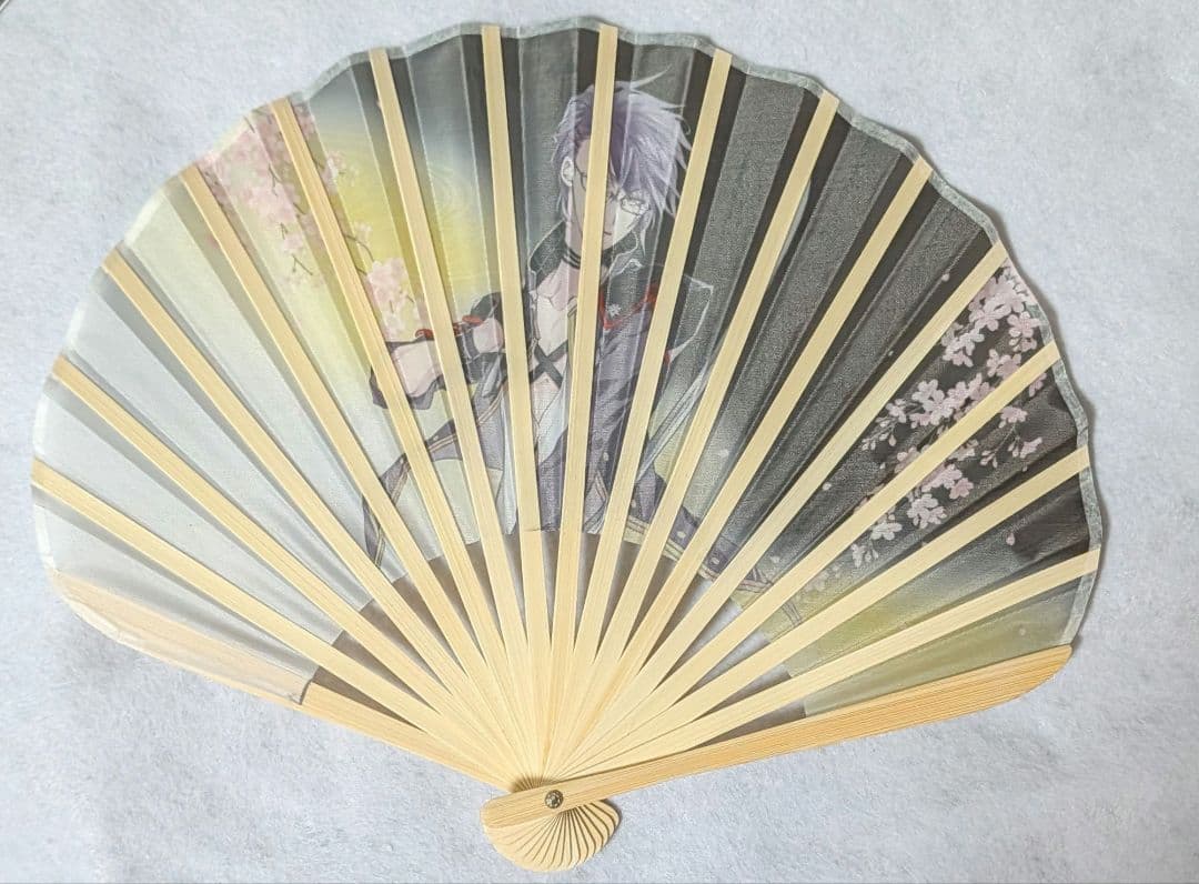 明石国行　刀剣乱舞　グッズセット　アクリルスタンド　缶バッジ　うちわ　扇子