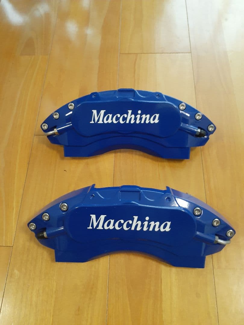 Macchina　クラウンスポーツ用金属製 ブレーキキャリパー カバー青