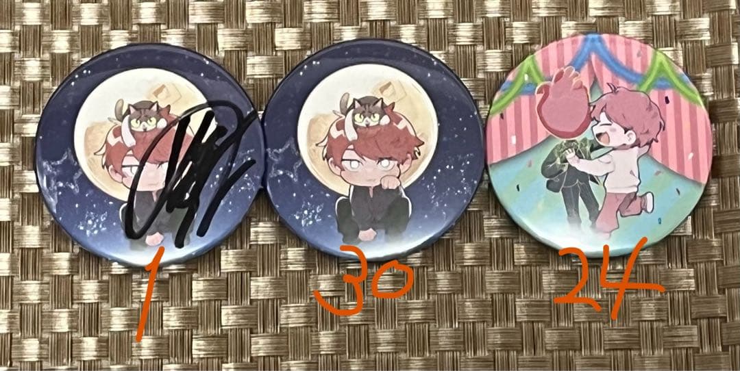めいちゃん　缶バッジ