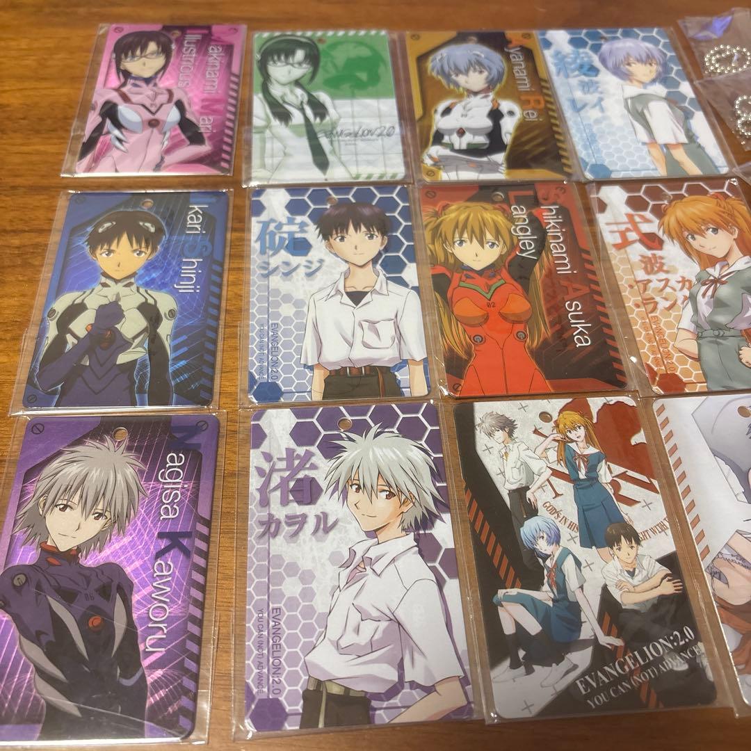 新劇場版エヴァンゲリオン　メタリックプレート　メタルカード　ストラップ
